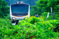 夏の鉄道風景 I