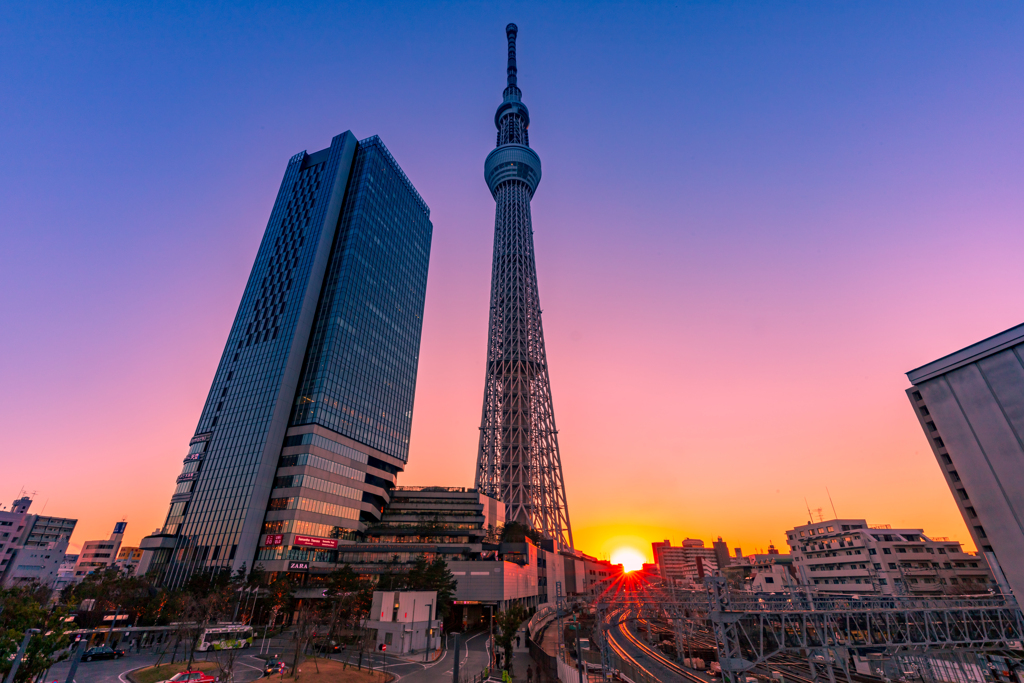 沈む夕陽