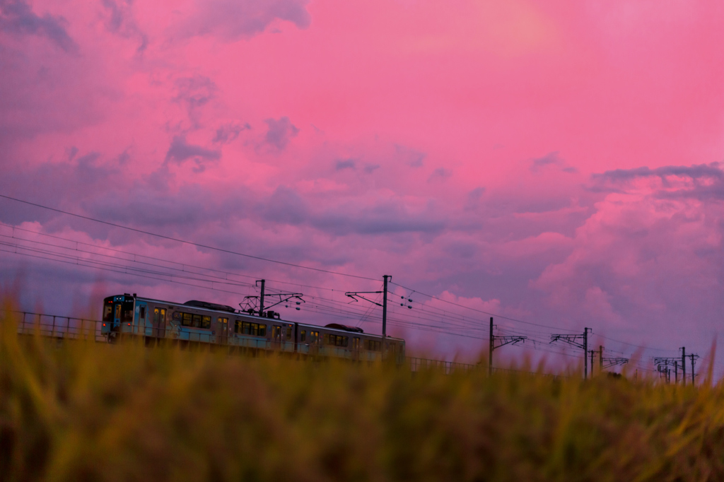 赤い空の・・・
