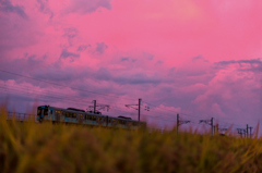 赤い空の・・・