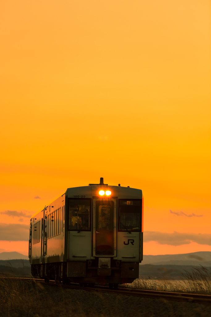 夕暮れ空を・・・
