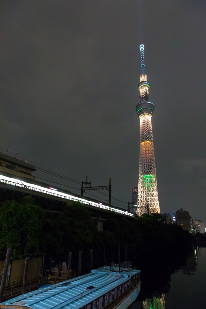 源森橋で東武鉄道と・・・
