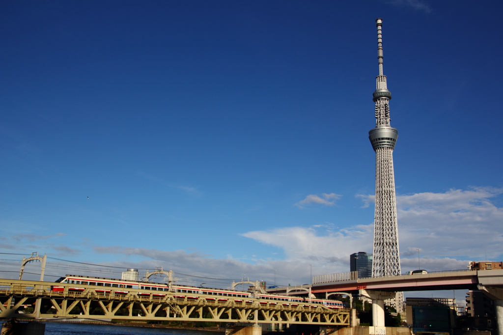 青空とスカイツリー