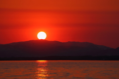 沈み行く太陽