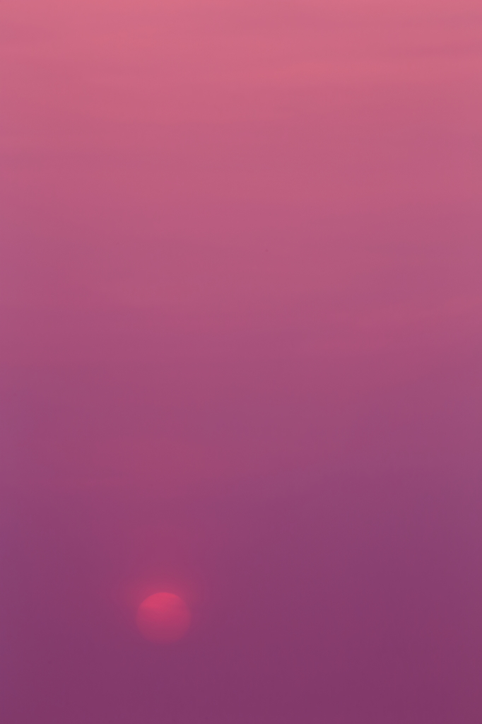霞夕日