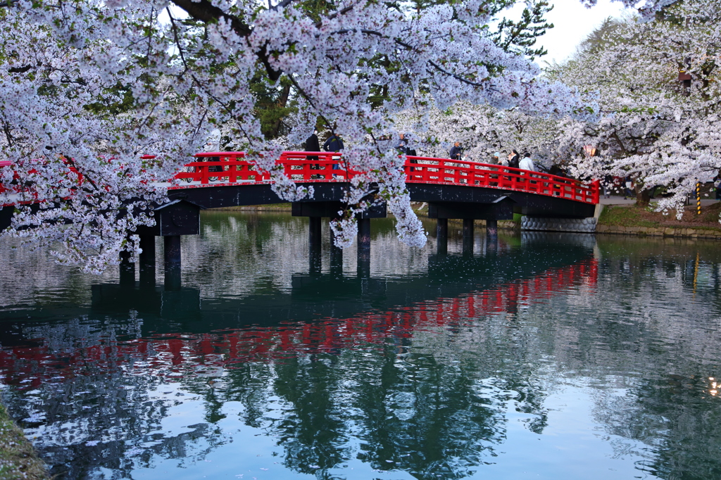夕暮れの春陽橋