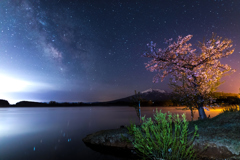 津軽富士見湖の夜 II