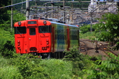 大湊線の分岐点へ