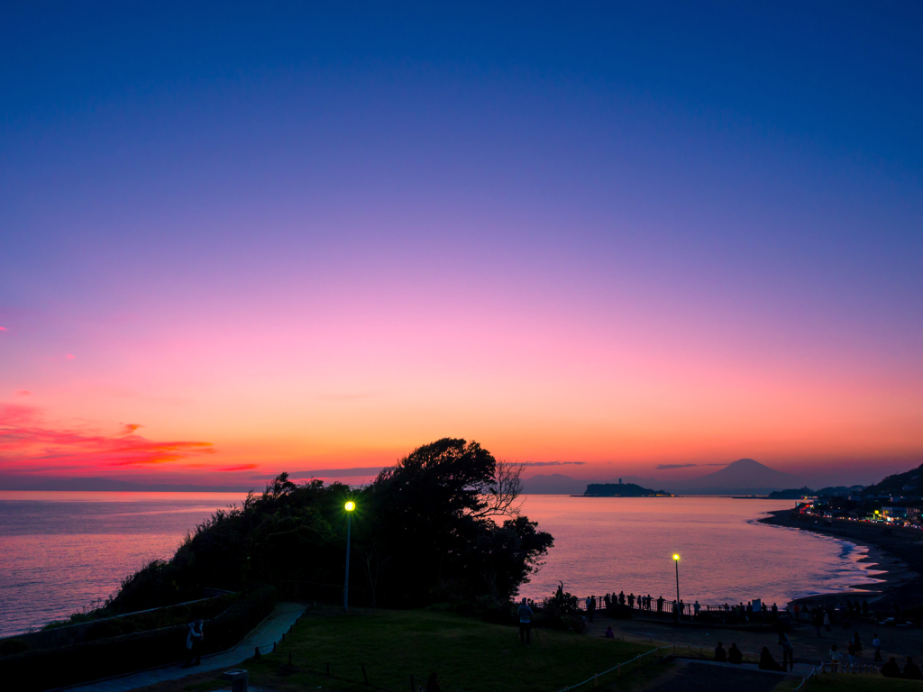 見惚れる夕焼け