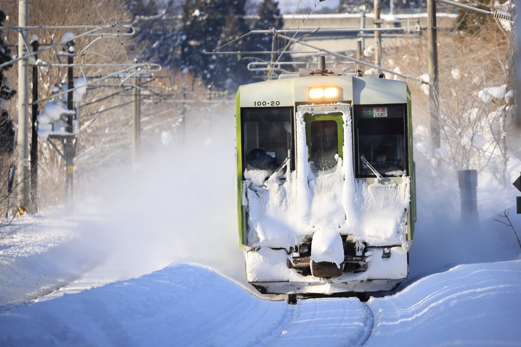 雪晴れの朝 I