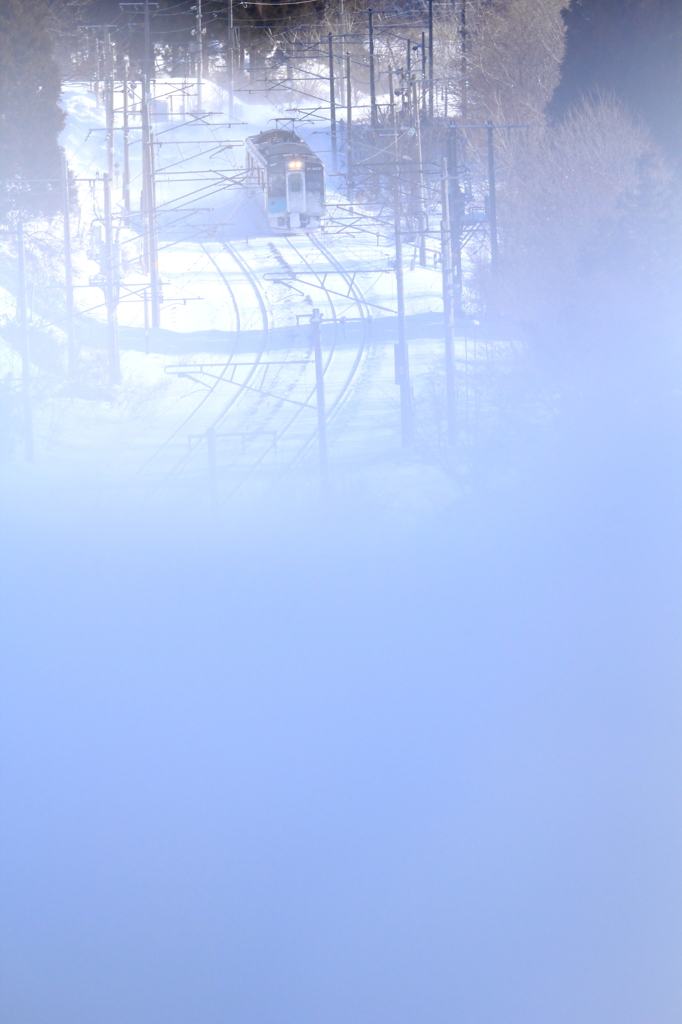 Light blue world -Train- II