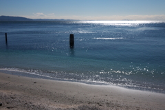 三浦半島・観音崎の冬の海