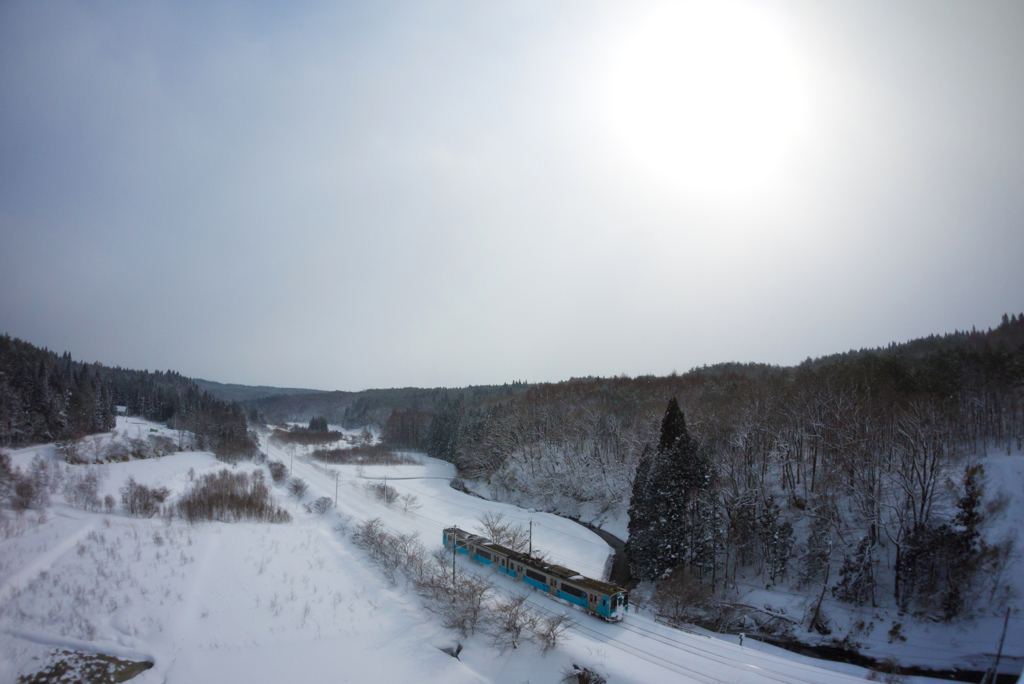 Snowfield Train II-VII