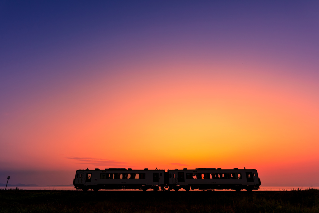 6月最後の夕焼け