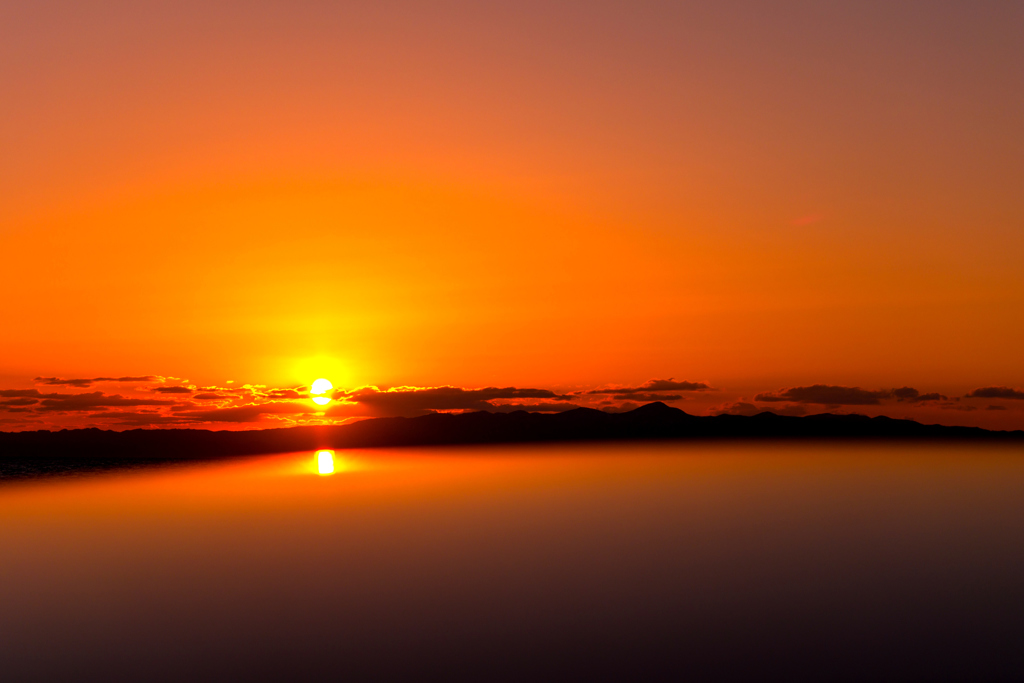 幻想的な夕焼け