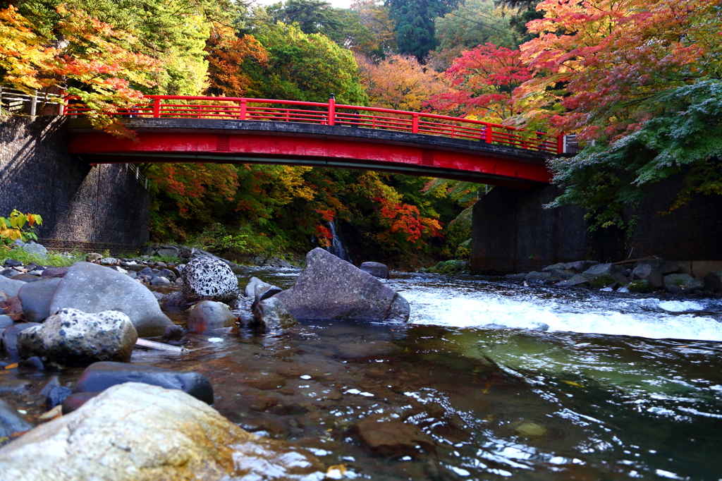秋の不動の滝 II