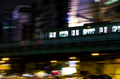 夜の山手線