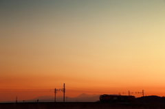 夕日の単機な金太郎