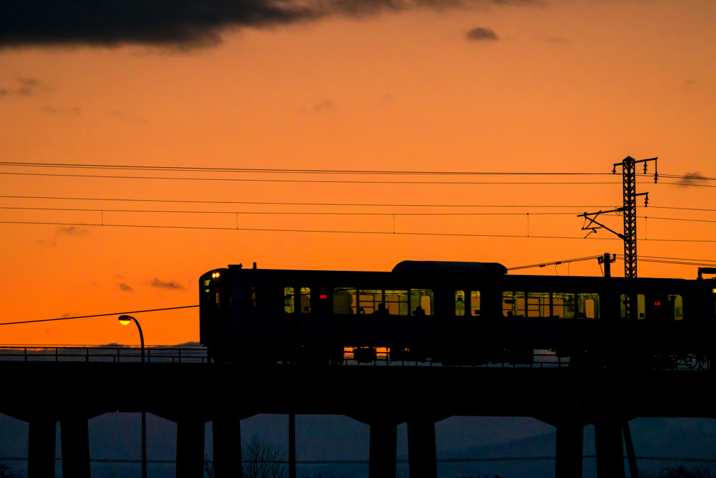 雲間の夕焼け I