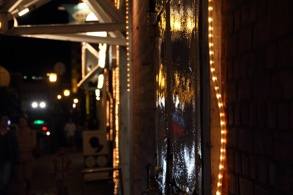 夜の函館赤レンガ倉庫