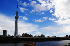 雲とスカイツリー