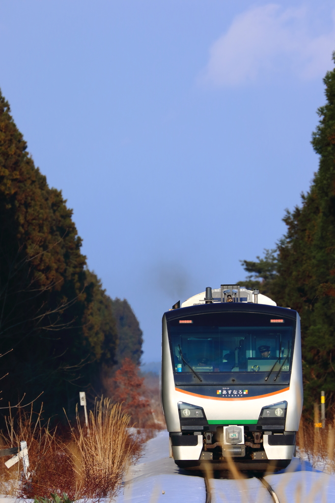 冬の晴れ間