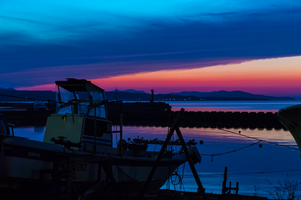 漁港の夕べ No.2