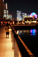 The crazy night view