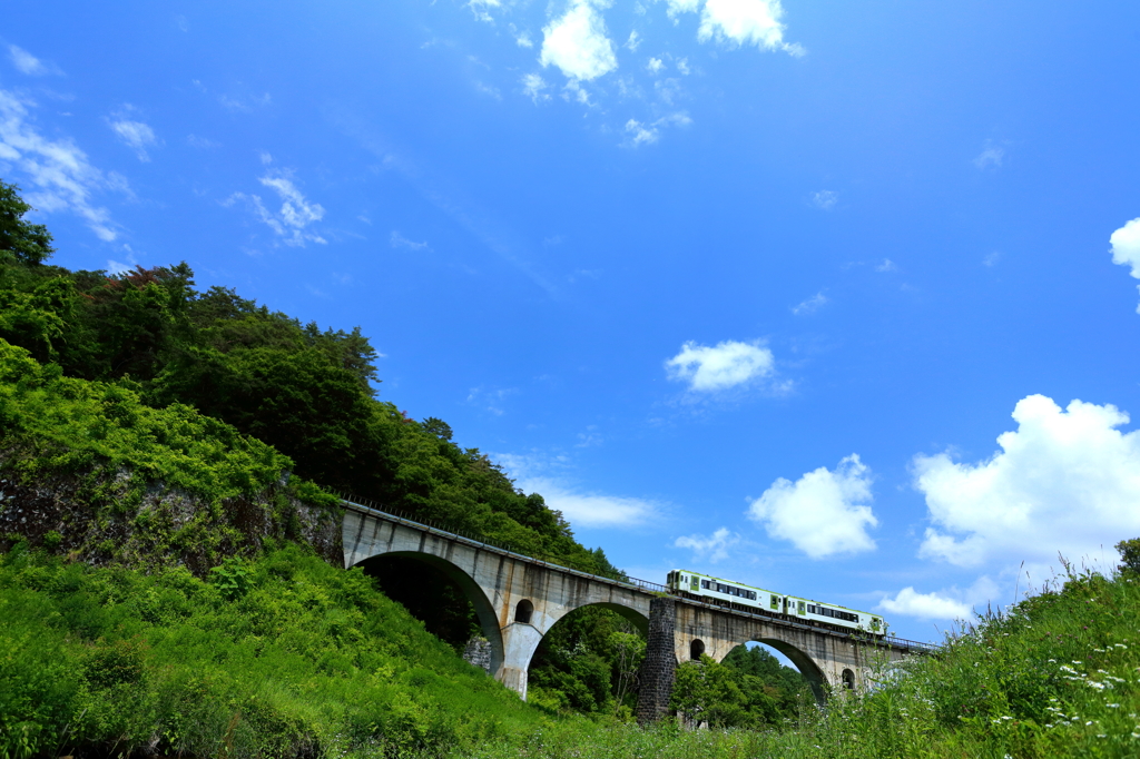 青空のもと