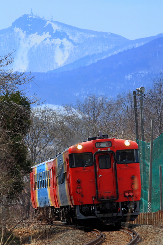 快速「まさかり」と烏帽子岳