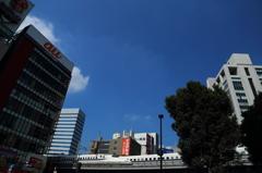 都会の青空
