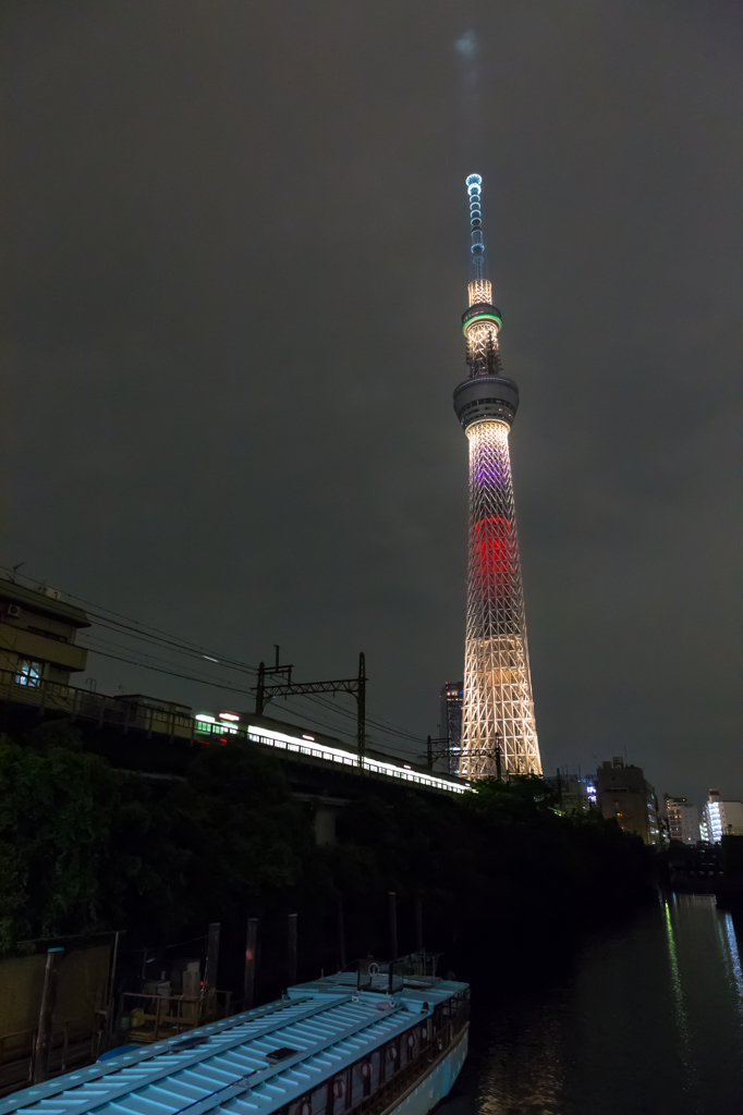 源森橋で東武鉄道と・・・