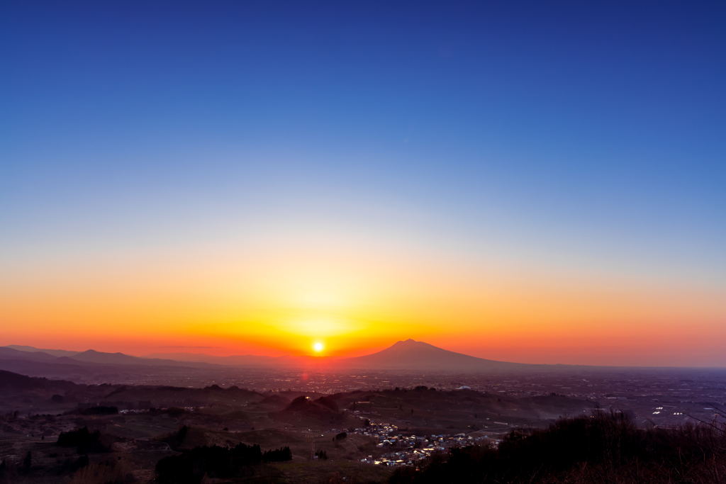 夕暮れの霊峰 I