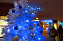 Blue-white tree