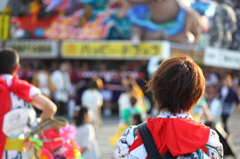 ねぶた祭りのお見送り