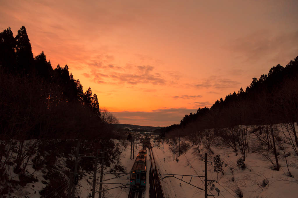 Morning glow train XVII