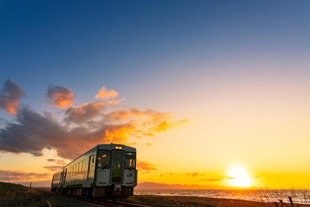 夕陽海岸