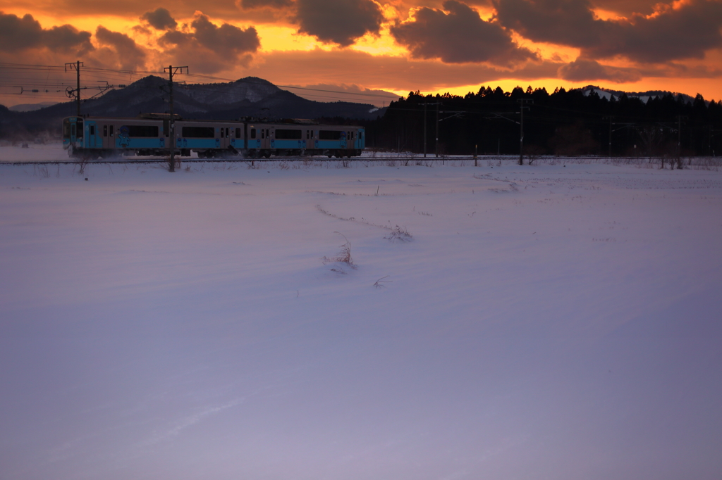 Sunset Train VII