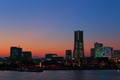 Sunset in Yokohama