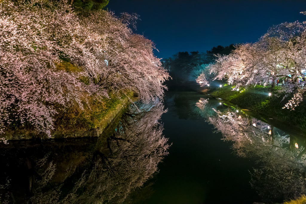 弘前公園・杉の大橋から