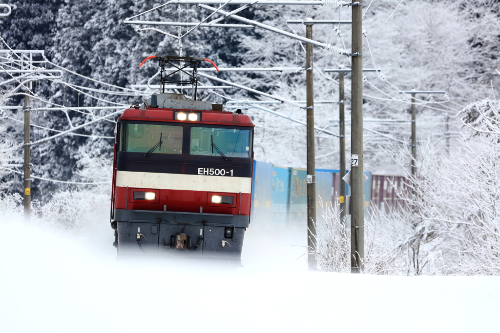 雪景色の金太郎 III