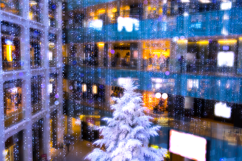 都会の雪