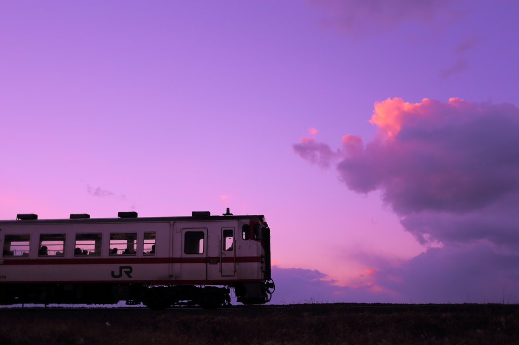 Sunset Train I