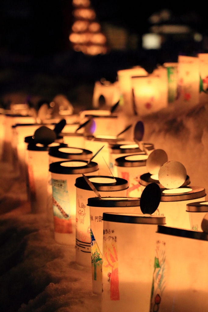 弘前市・雪燈籠祭り