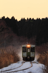 Morning glow train I