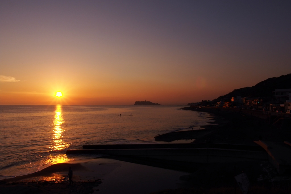 夕陽海岸