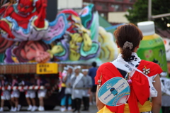 ねぶた祭りのお見送り