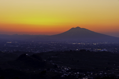 夕暮れの霊峰 III