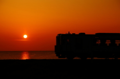 Sunset Train II-IX