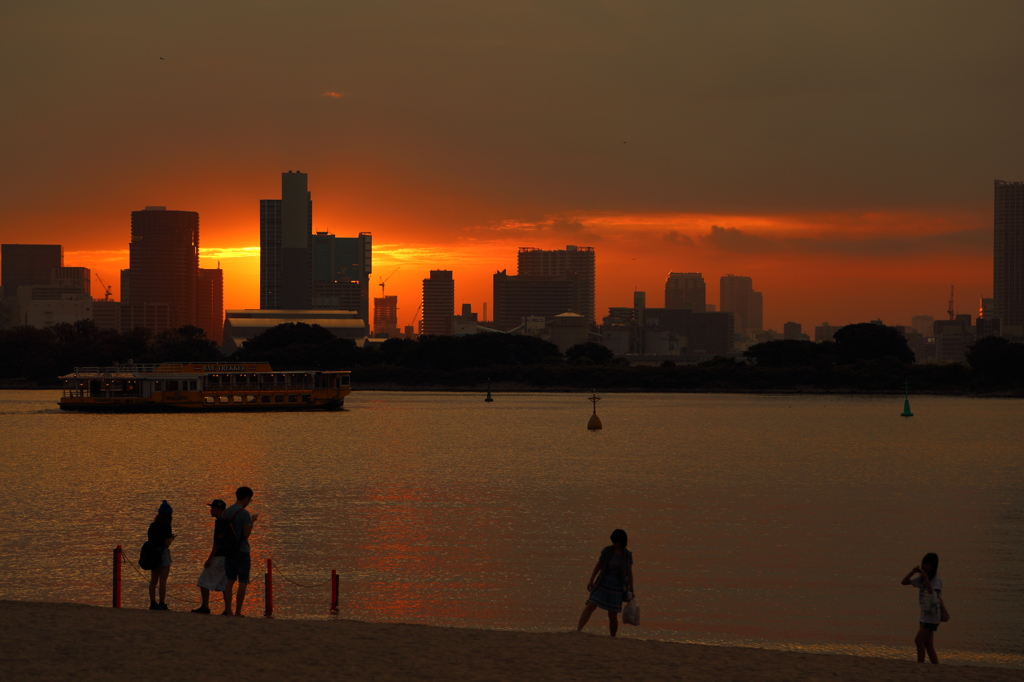 それぞれの夕焼け